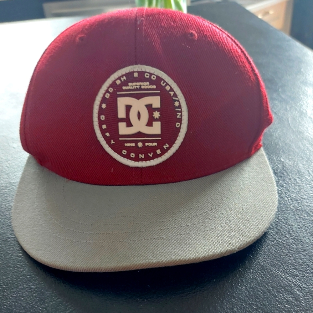 DC Red and Gray Cap